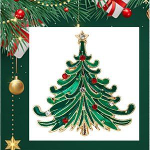 🍏50% OFF/3+...Christmas Tree Brooch